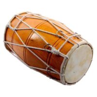 Dholak With Cotton Rope For Beginners